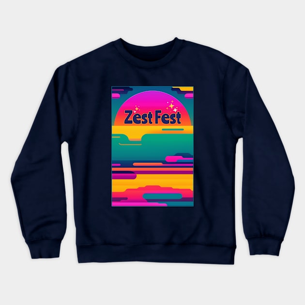 Zest Fest Crewneck Sweatshirt by yaywow